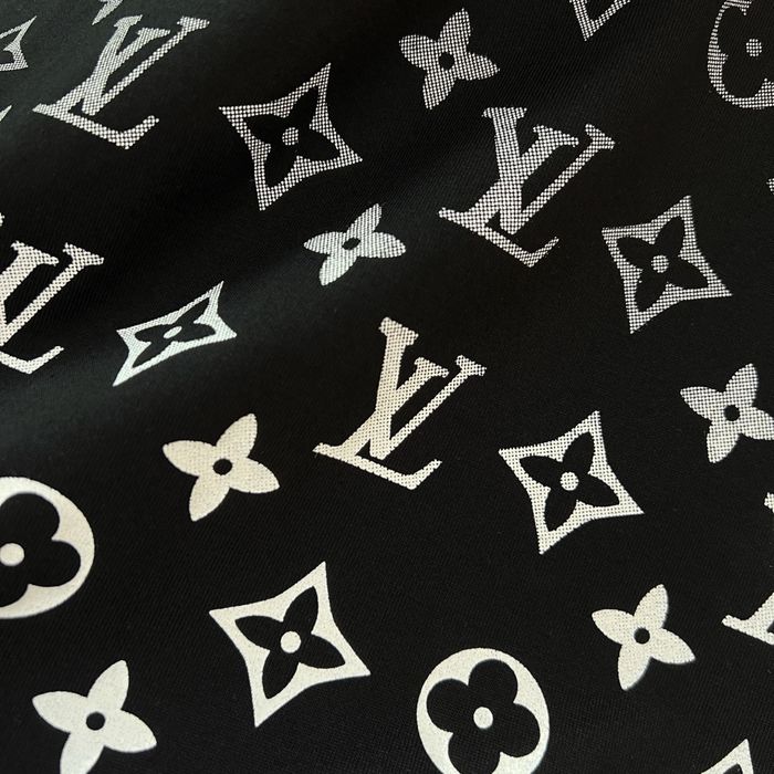 Tricou Louis Vuitton Monogram Negru !!! Bumbac 100 % Premium