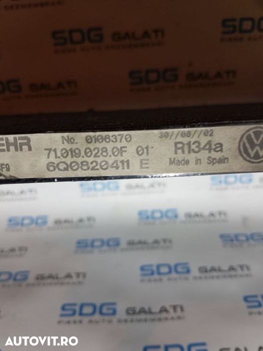 Radiator AC / Clima Seat Ibiza 1.4MPI / 1.4 16V  2002 - 2009 COD : 6Q0 820 411 E / 6Q0820411E