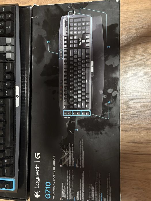 Logitech G710+ Механична Геймърска Клавиатурa