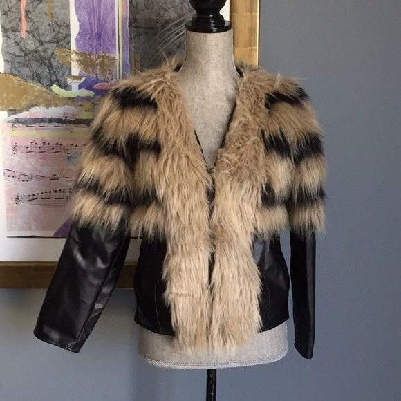 Яке от екокожа и косъм - ново