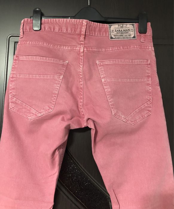 Blugi roz zara barbati marime 40 blugi zara barbati 40 blugi zara man