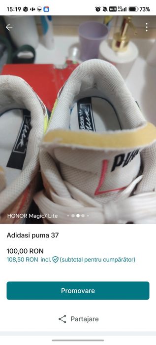 Adidasi dama puma  37