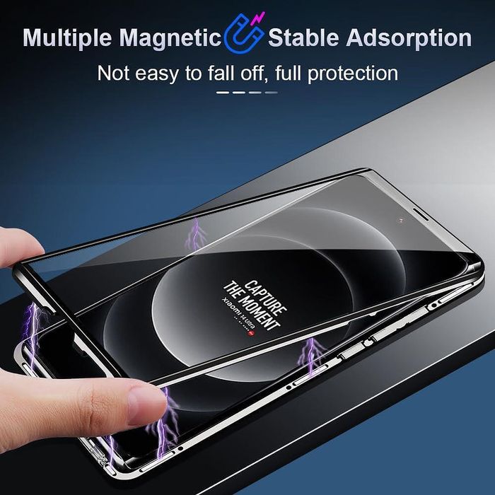 Двоен Магнитен Кейс за Xiaomi 14 Ultra със защита на камерите