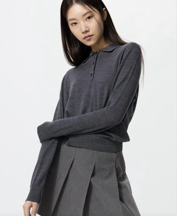 Поло Uniqlo,меринос