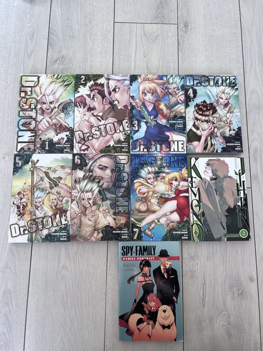 Dr. Stone, Kemono Jihen, Spy x Family: Family Portrait manga