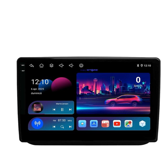 Navigatie Dedicata Skoda Fabia (2007-2014), 9Inch, Bluetooth, CarPlay