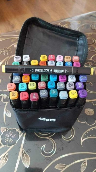 Маркери с калъф за съхранение