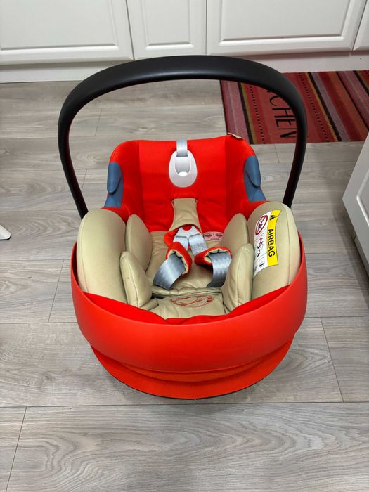 Scoica auto pentru copii Cybex Gold - Aton M i-Size 0-13 kg Gold-burnt red