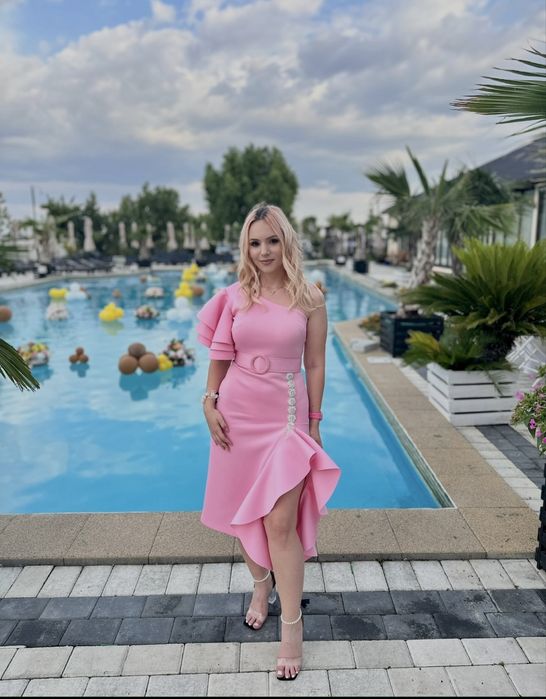 Rochie de ocazie roz XS/S