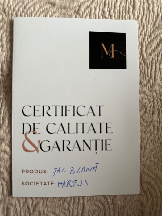 Sal blană naturală de vulpe, impecabil