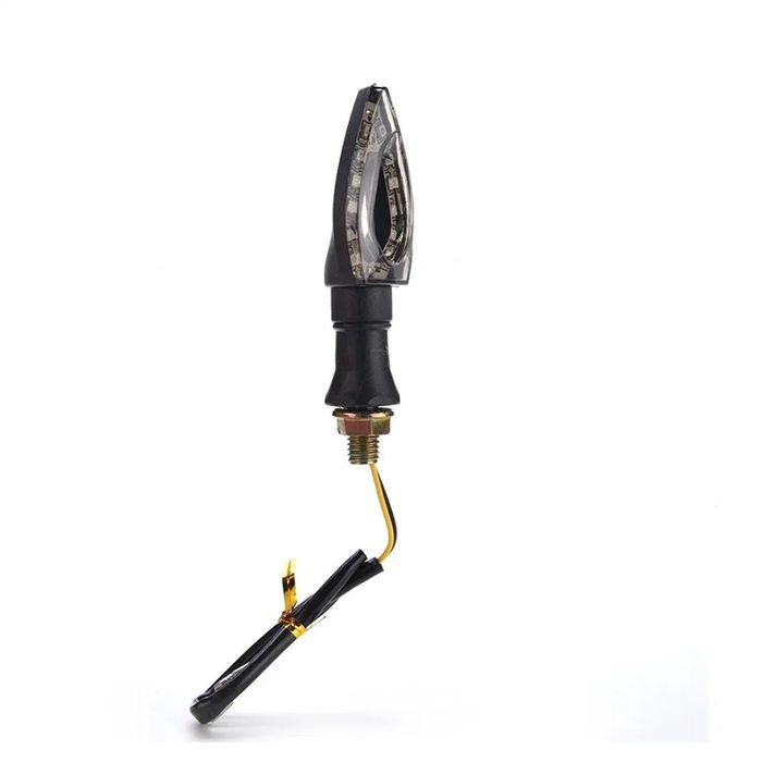 Set 2 Semnalizari Led Moto Atv Fumurii Negre Cross SMD fata spate A412