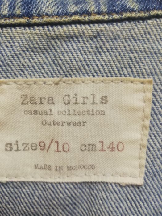 Geaca de blugi zara fetita de toamna