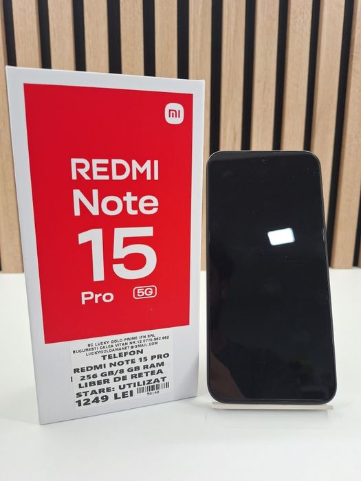 Amanet Lucky Gold VITAN / Redmi Note 15 Pro / 256GB / 8GB RAM / #58140