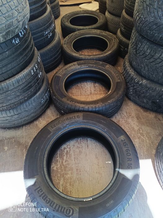 4 броя летни гуми 215/60/16 Continental