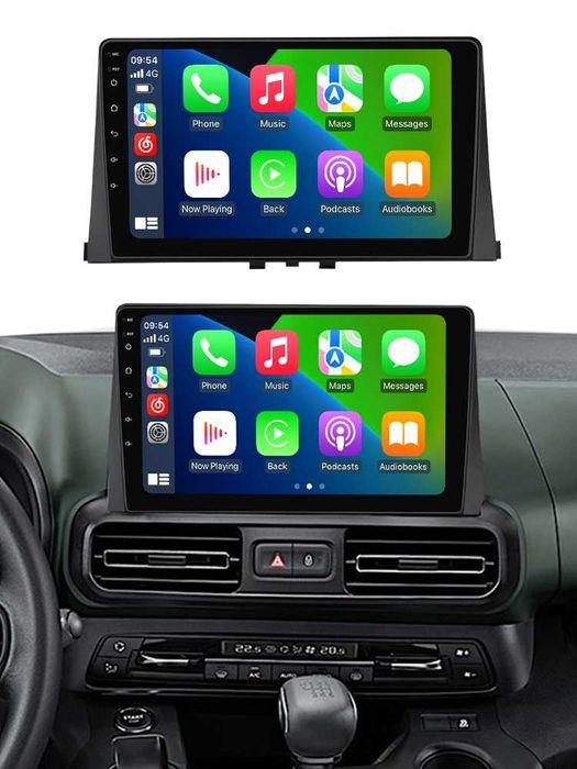Navigatie Citroen Berlingo 2019+ Android 14 Waze CarPlay + CAMERA