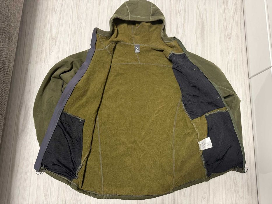 Haglofs Bungy Hood Men Polartec Fleece Full Zip''оригинален М размер