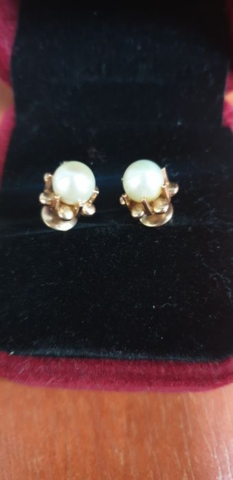 Серьги золотые проба 583