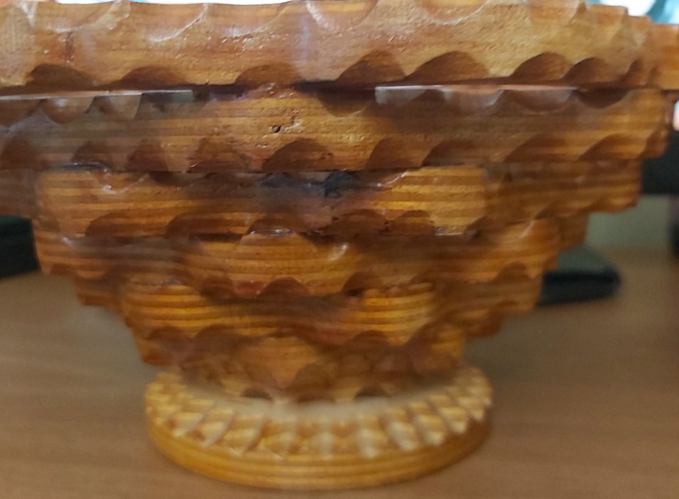 Ваза деревянная вазочка