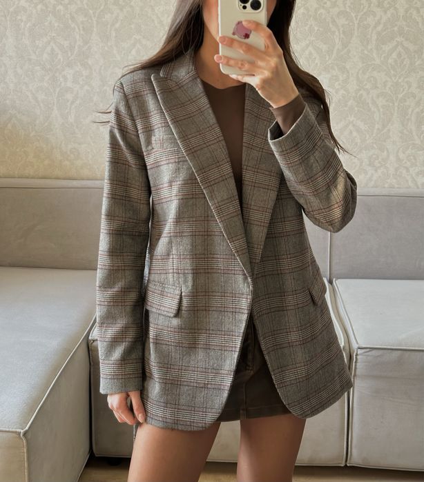 Новый пиджак Mango в клетку