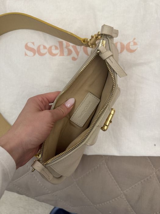 Естествена кожа чанта Chloe