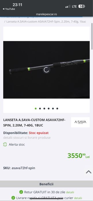 Lanseta A Sava Marele Pescar