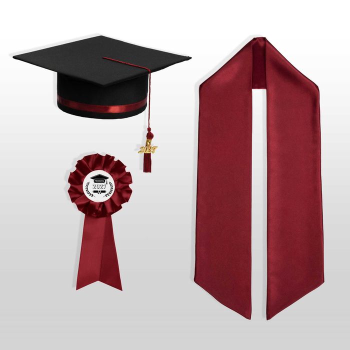 Toca, Esarfa si Cocarda, Set Nepersonalizat, Visiniu, Liceu, Facultate