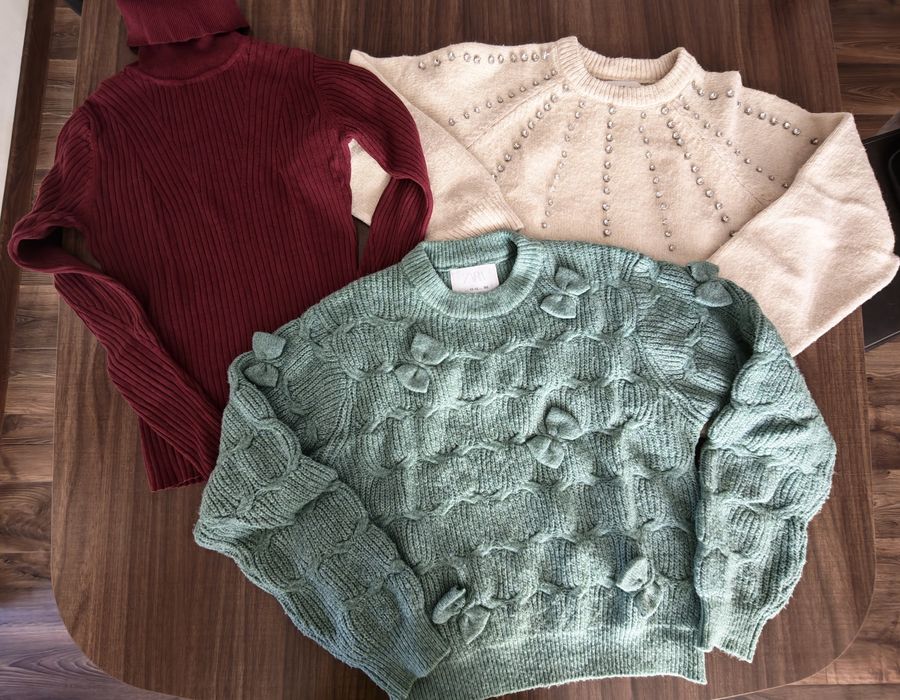 Различни блузи по 6€, подходящи за деца и жени- Zara и pepe jeans, размер 11-12,см 152; размер XS.
