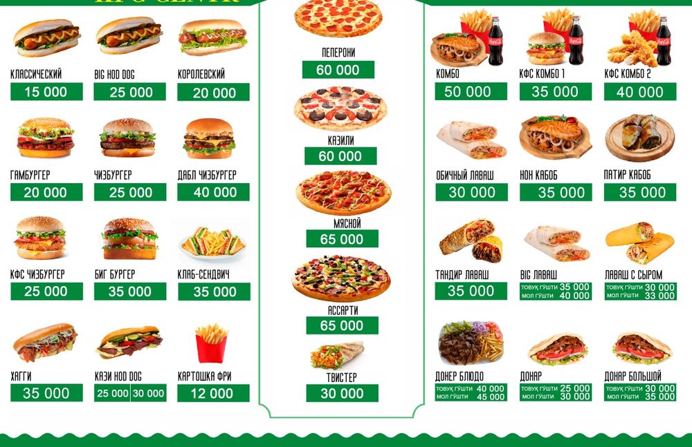 FASD FOOD GAMBURGER DONER LAVASH.  yangi ochilishga yordam