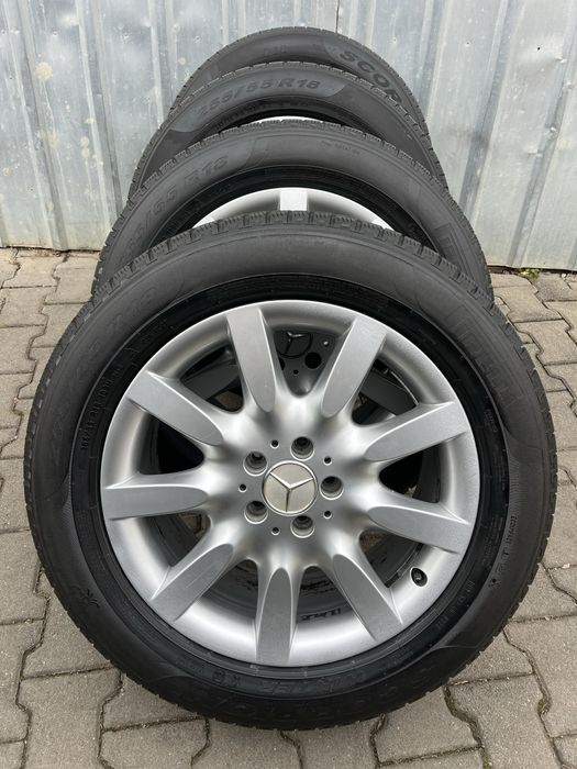 Jante aliaj 5x112mm, anvelope 255/55 R18, Mercedes ML, GLC, GLE