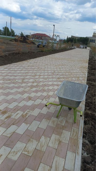 Укладка брусчатки