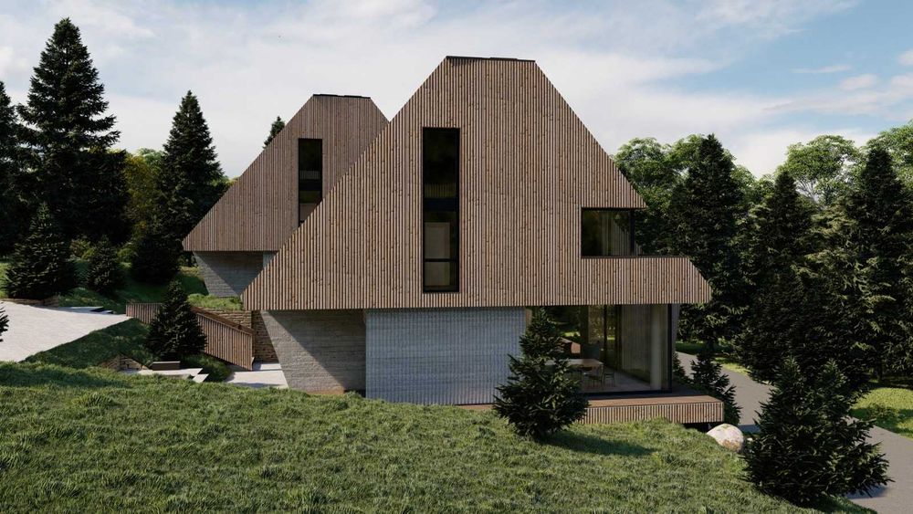Proiect exclusiv! Teren intravilan premium 1.000mp Călățele Pădure cu autorizație construire 2 case de vacanță