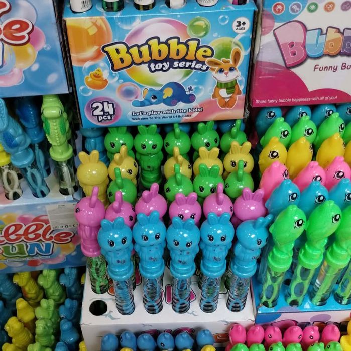 Комплект 24 пръчици за правене на Big Bubbles сапунени мехури с 5 ринг