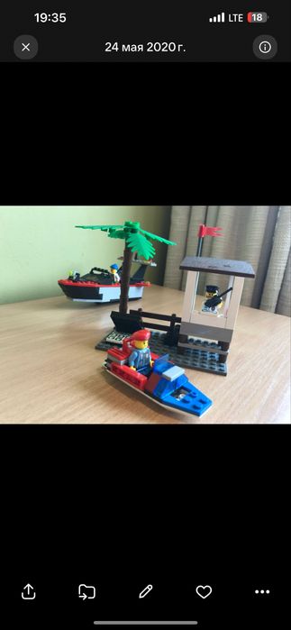 2 катера и патруль конструктор лего «Морской патруль»