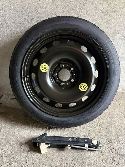 Roți rezervă Slim BMW 16" cu 5x120 și 18" cu 5x112 VW Audi Skoda Seat
