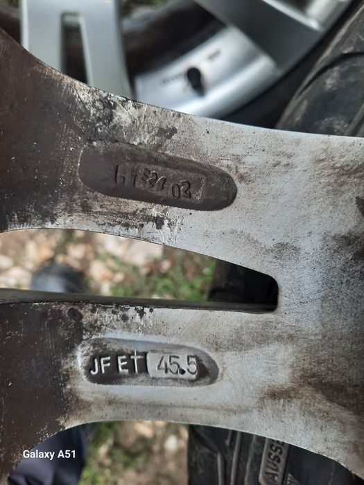 Ляти джанти с гуми. Мерцедес 5×112,16цола