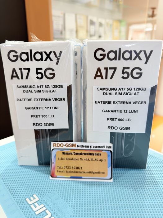 Samsung A17 5G 128Gb +Baterie Externa Sigilat/Garantie