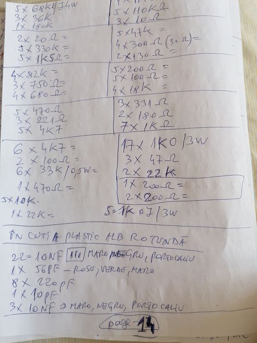 Rezistente, condensatoare,