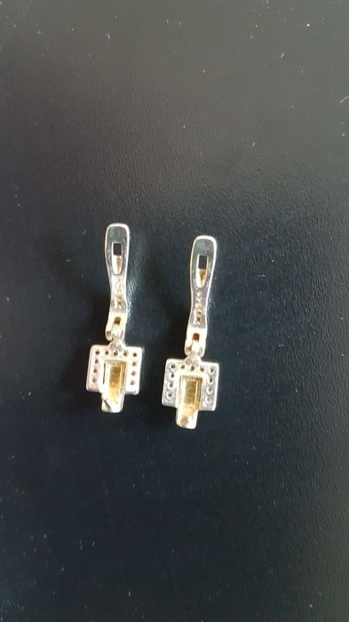 Позлатени обеци -нови