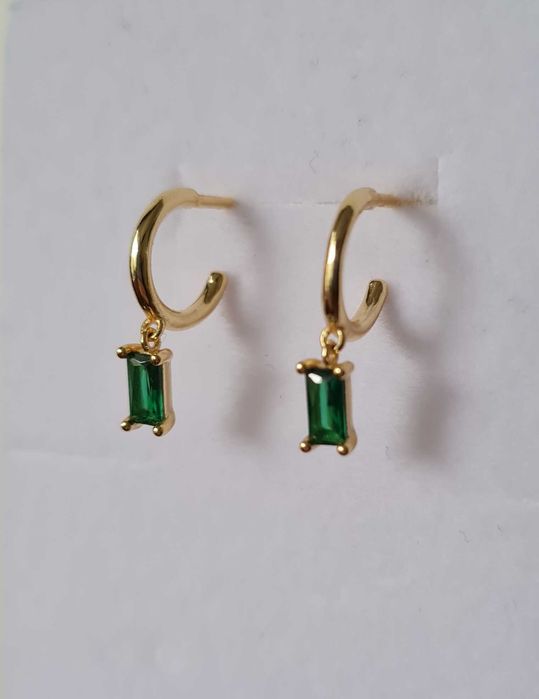 Cercei Argint placati cu aur