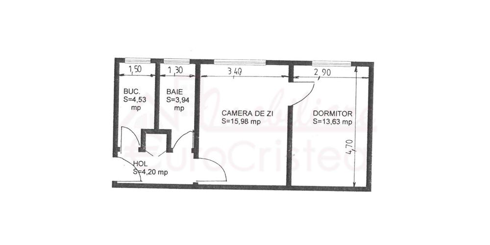 Apartament cu 2 camere de vânzare – Renovat, parter, Strada Sirenei