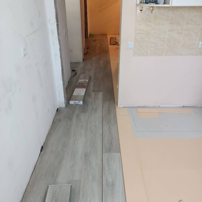 Укладка ламината установка плинтуса