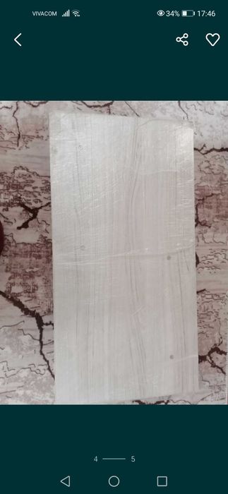 Стенна етажерка нова /68/35см