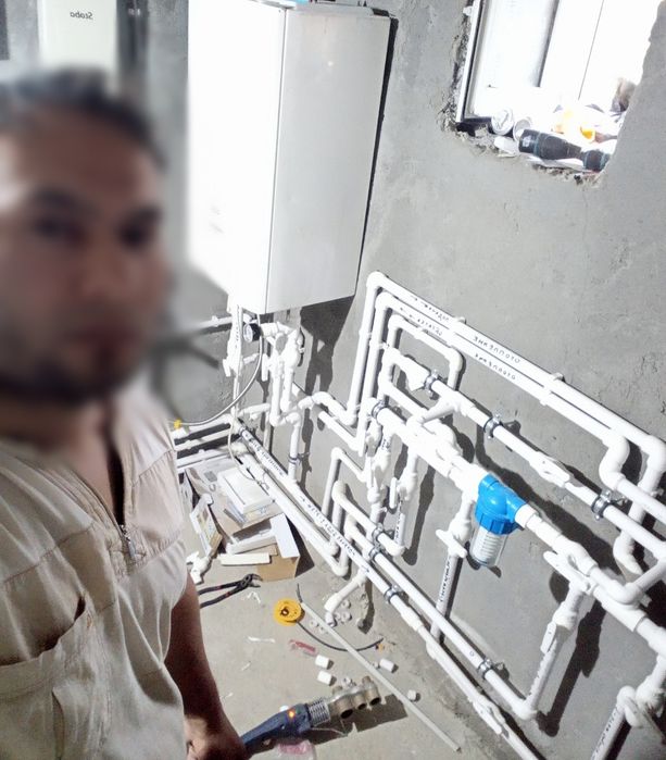 Установка двухконтурных котлов. инженерная сантехника