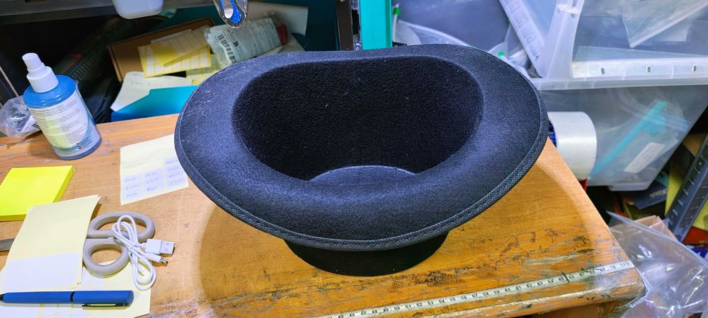 Palărie Elegantă De Lână Pură În Stil Prezidențial Clasic, Neagră,