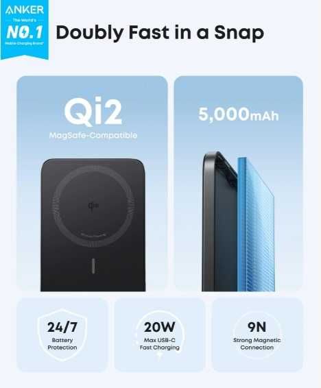 Anker powerbank повербанк 5,000mAh