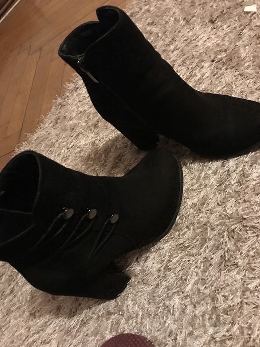 Botine piele intoarsa Jenny Fairy