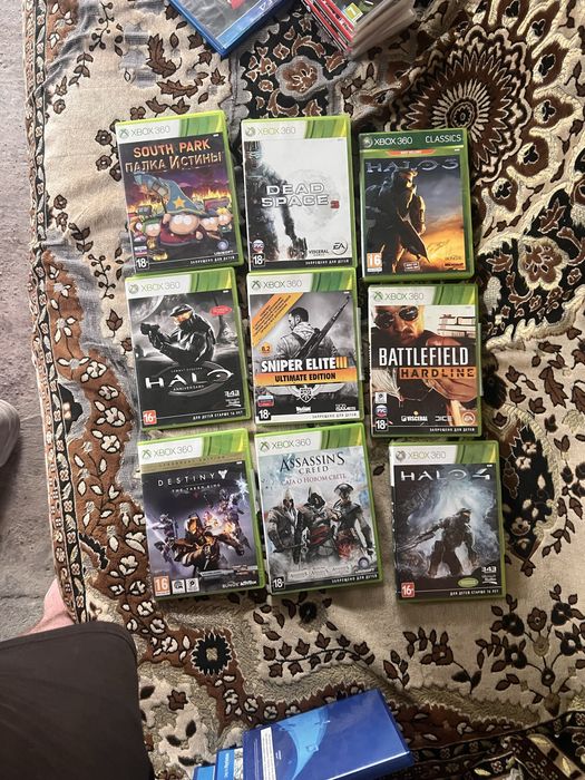 Коробки оригинальные switch xbox360