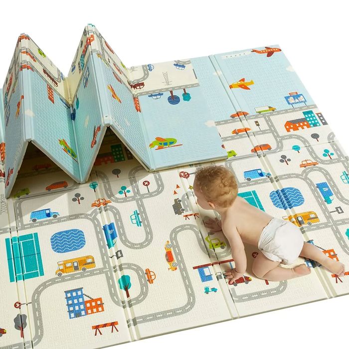 Детско Килимче за Пълзене и Игра от Термоизолираща Пяна