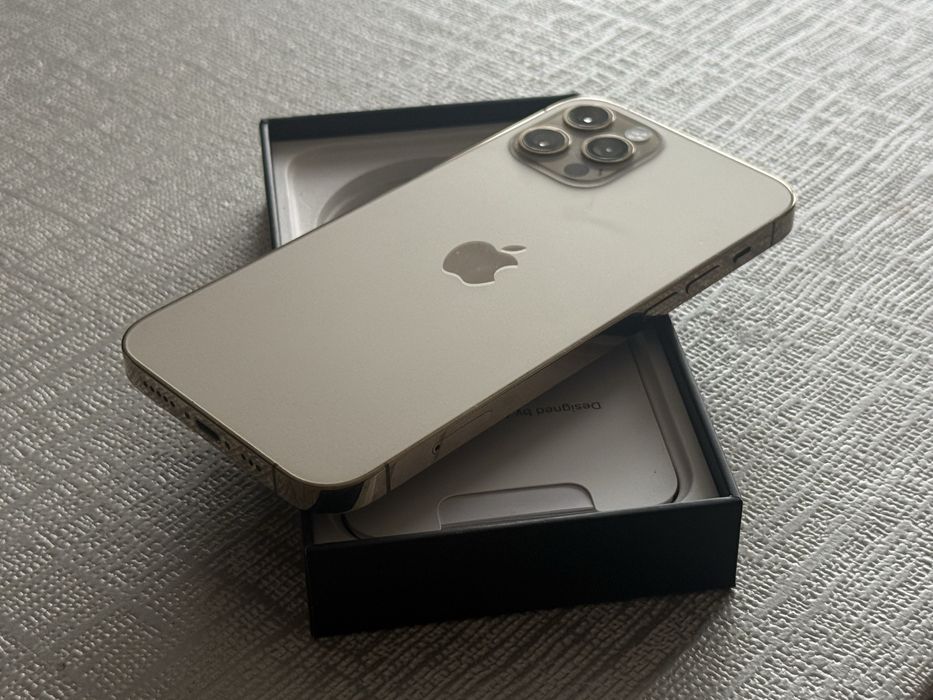 iPhone 12 Pro 128GB Gold – Като НОВ, 100% Батерия.