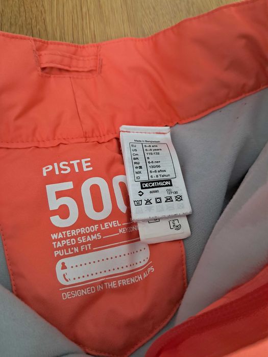 Pantalon copii schi Wedze PNF 500 reglabili 6-8 ani